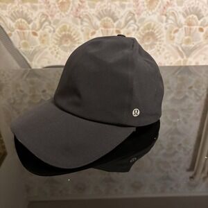 Lululemon Hat Fast And Free Athletica Running Cap Light Weight Black NWOT